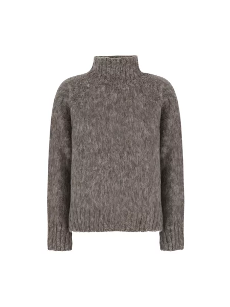 Sweter Antonelli Firenze z kaszmiru brązowy