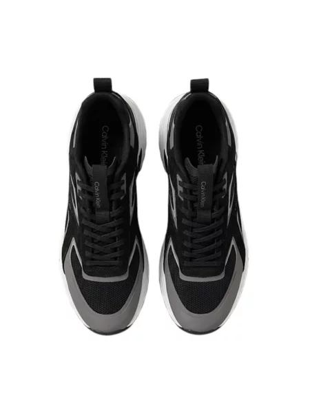 Sneakersy Calvin Klein z siateczki czarne
