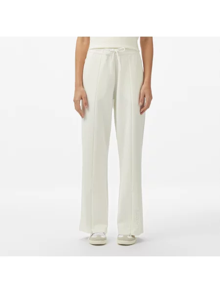Lacoste Spodnie Dresowe Loose Fit białe
