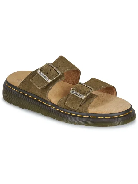 Pantofi Dr. Martens din piele de căprioară kaki