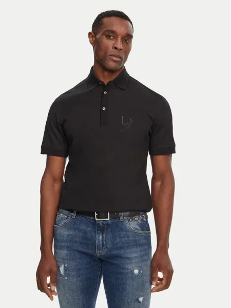 Dolce&Gabbana Поло Regular Fit чорний