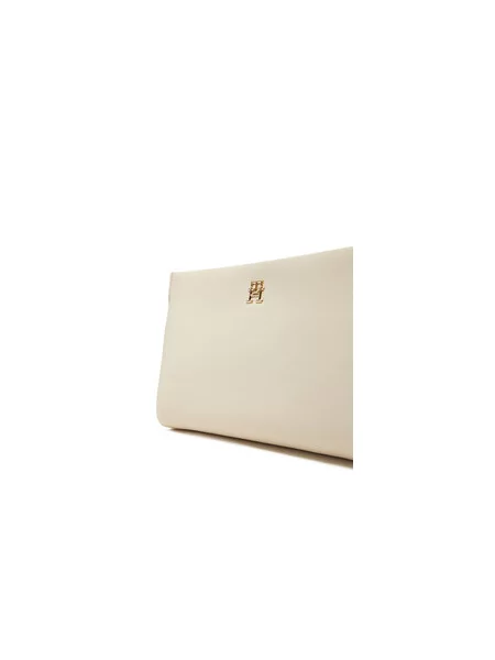 Táska Tommy Hilfiger Th Legacy Mini Crossover Krém fehér