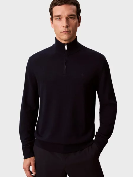Вовняний светр Calvin Klein синій