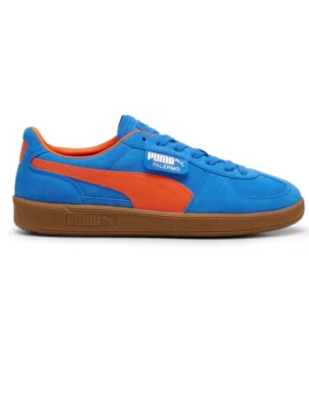 Puma Palermo sneakersy zamszowe niebieskie