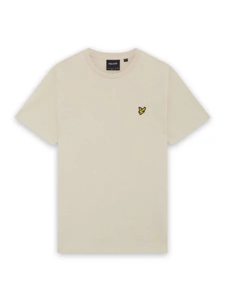 Lyle & Scott Marškinėliai gelsvai pilka