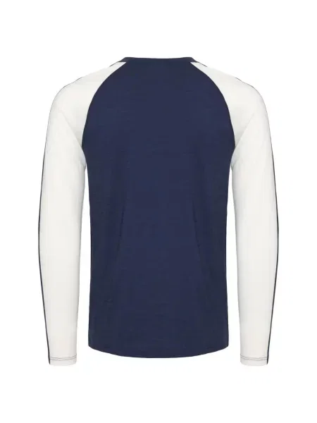Koszulka z długim rękawem Bula Retro Merino niebieska