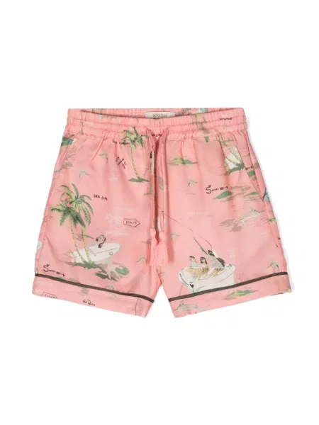 Szorty dziecięce Scotch & Soda różowe