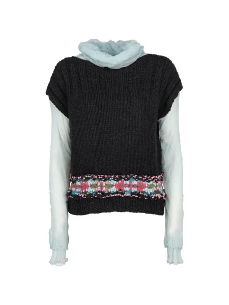 Bluza Voyage Et Cie prążkowana czarna