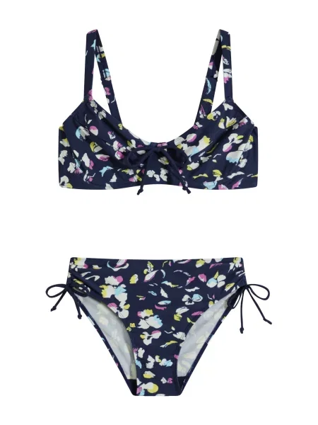 Bonprix Costum de baie două piese închis / mai multe culori albastru