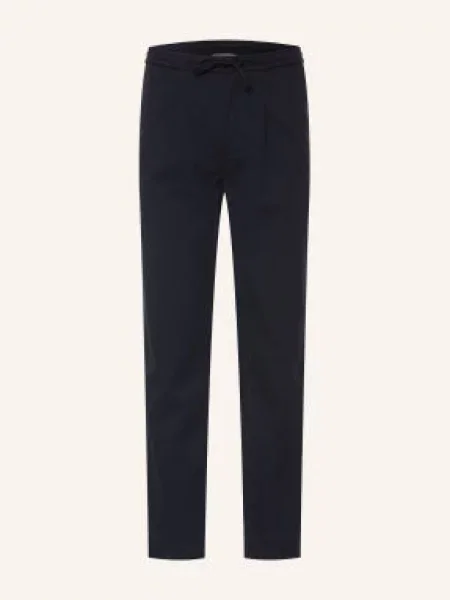 Aurélien Kalhoty Z Teplákoviny Střih Extra Slim Fit tmavě modrá