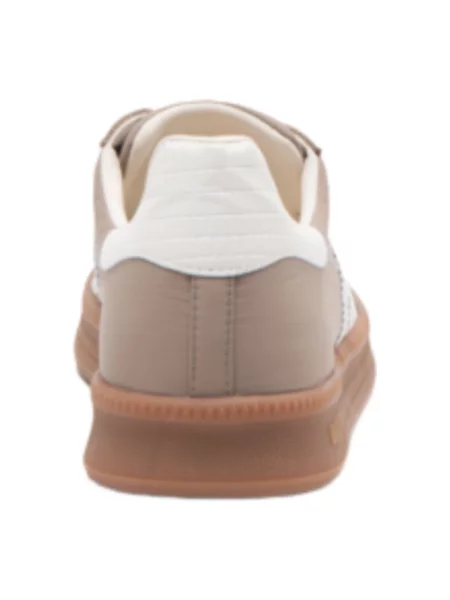 Sneakersy Back70 skórzane brązowe