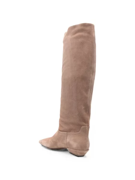 Botine Paris Texas din piele de căprioară