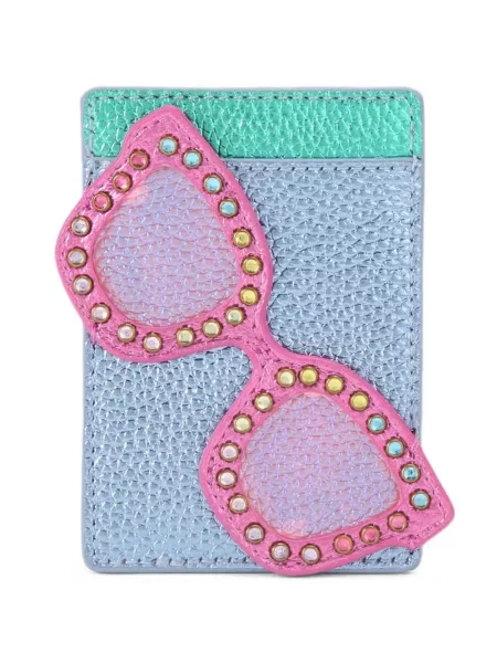 Kožne sunčane naočale Kurt Geiger London plava