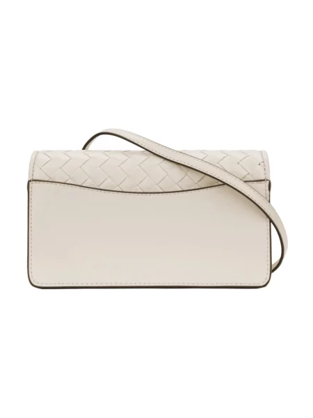 Torebka crossbody Michael Kors skórzana beżowa