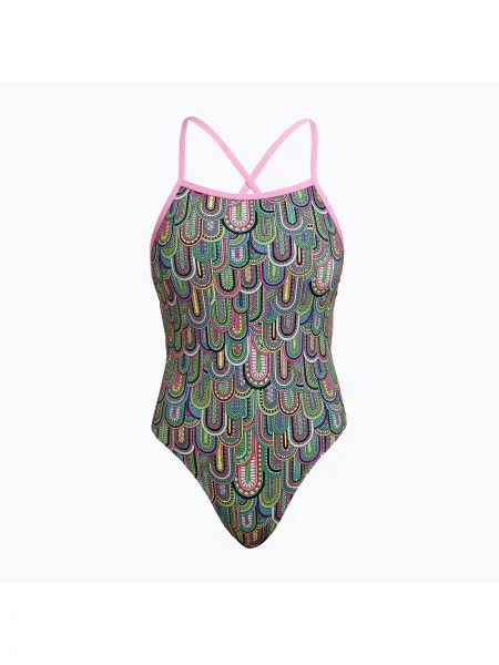 Дамски бански костюм от една част Funkita Tie Me Tight One Piece spring flight