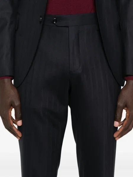 Costum Lardini cu dungi de costum albastru