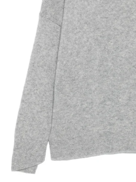 Pulover Iris Von Arnim cu decolteu rotund gri