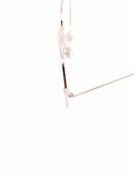 Ochelari de soare Boss cu imprimeu geometric auriu