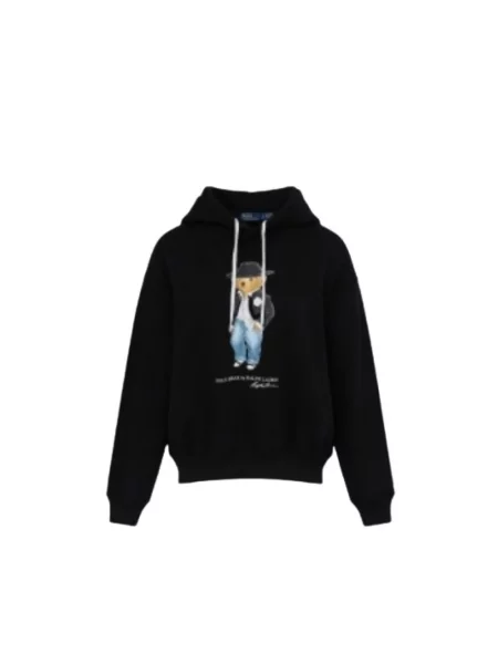 Bluza z kapturem Polo Ralph Lauren z kapturem czarna