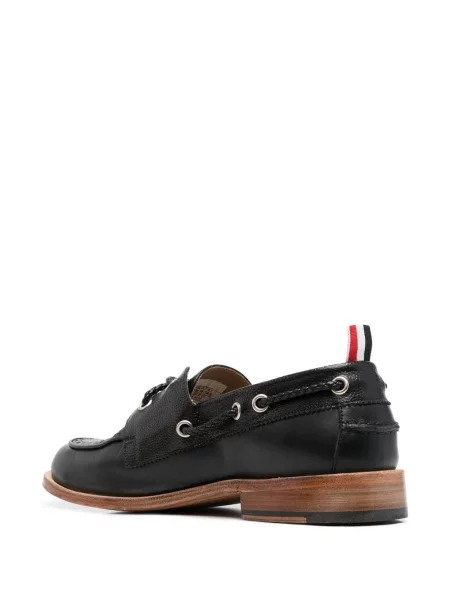 Cipele Thom Browne s vezicama s čipkom crna