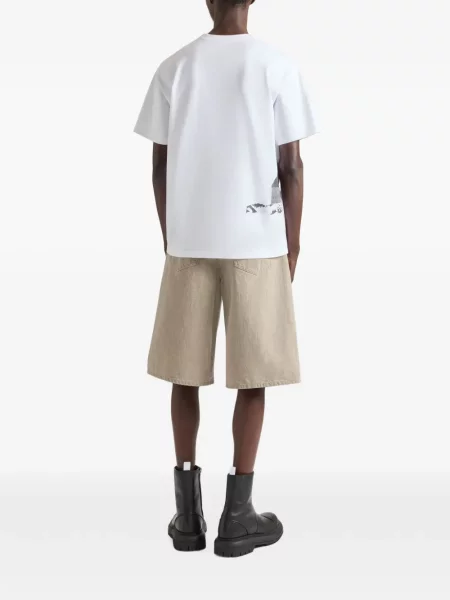 Tricou Givenchy rupți alb
