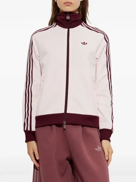 Обратим тениска Adidas с принт с връзки червено