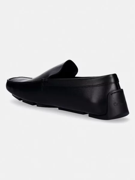 Calvin Klein férfi bőr mokaszin DRIVER PENNY EMBL LTH fekete