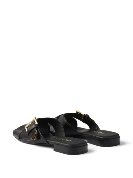 Sandale Prada cu cataramă negru