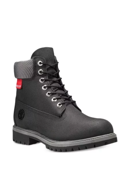 Μποτάκια Timberland με κορδόνια με δαντέλα μαύρο