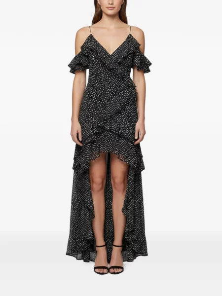 Rochie maxi Simkhai cu imagine negru