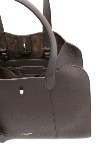 Geanta de piele Giorgio Armani din piele maro
