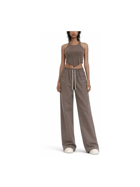 Spodnie cargo Rick Owens brązowe
