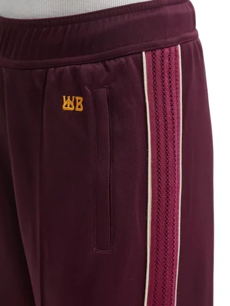 Pantaloni Wales Bonner cu dungi roșu