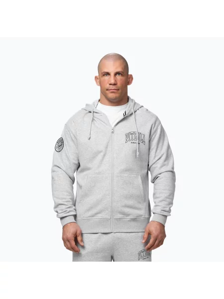 Sneakerși Pitbull cu glugă melange gri