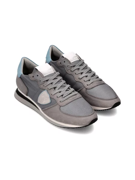 Buty do biegania Philippe Model zamszowe do biegania szare