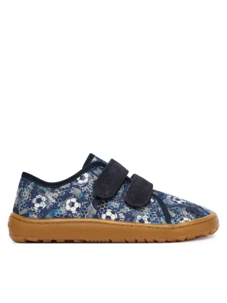 Papucs Froddo Barefoot Canvas D kék