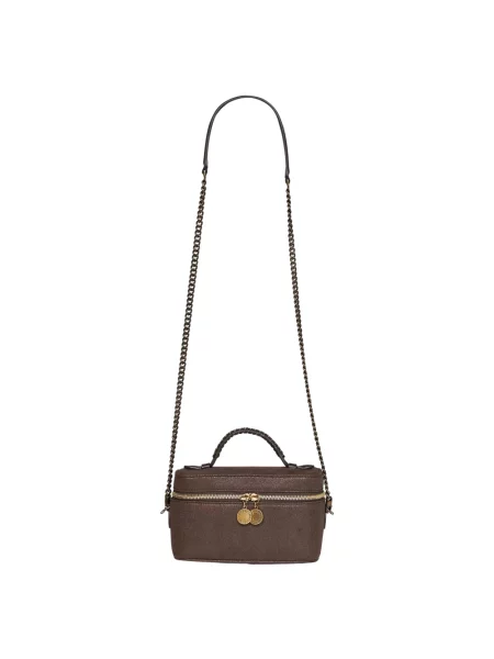 Torebka crossbody Stella Mccartney skórzana brązowa