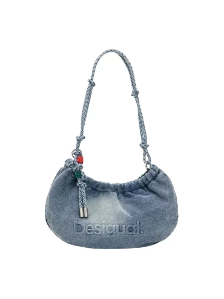 Torebka Desigual z autografem niebieska