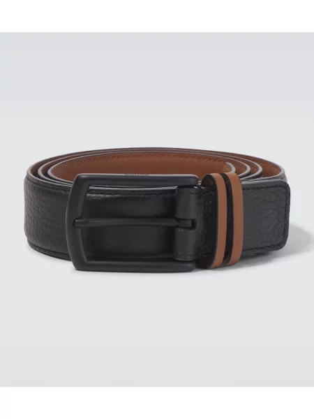 Curea Zegna din piele negru