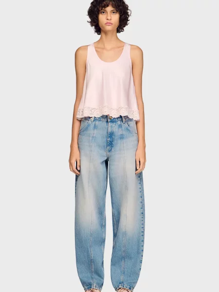 Джинси Sandro блакитні