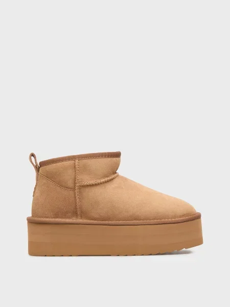 Кожаные сапоги Prpy коричневые