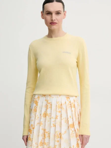 Pulover din amestec de lana Lance femei light galben