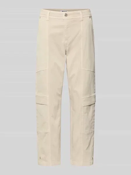 Spodnie cargo o kroju straight fit z mieszanki bawełny model ‘Ruby Mac