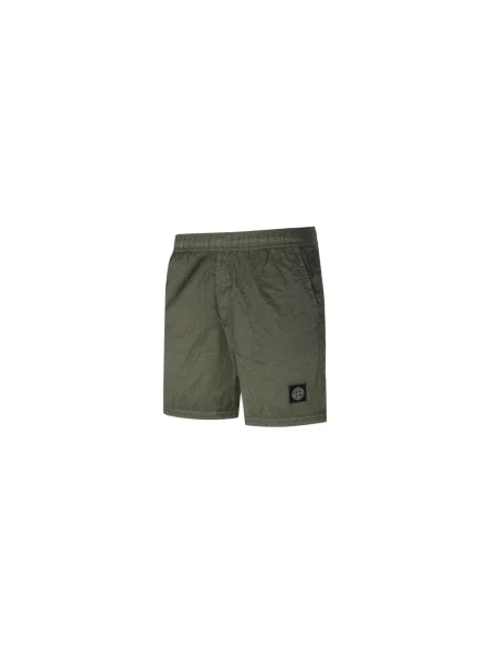 Szorty Stone Island z kamieniami zielone