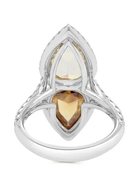 Κοκτέιλ διαμάντι δαχτυλίδι Hyt Jewelry ασημί