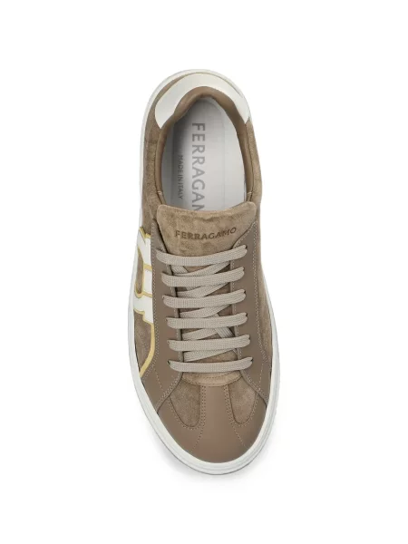 Sneakerși Ferragamo maro