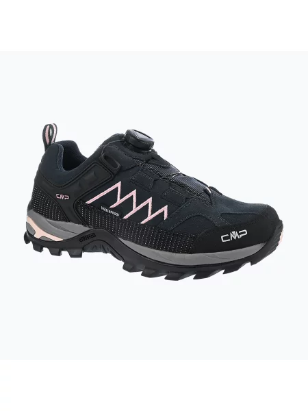 Încălțăminte de trekking pentru femei CMP Rigel Low Wp Antracite/Rose roz
