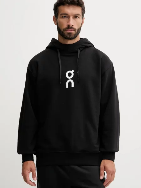 Bežecká mikina s kapucňou On Running čierna