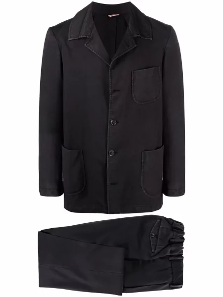 Costum Dell'oglio de lână de costum negru