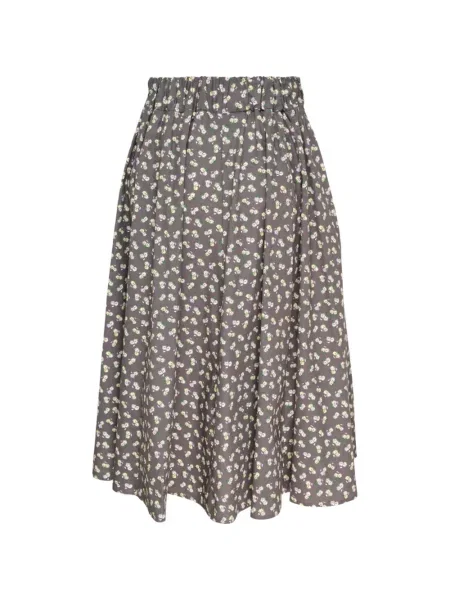 Fustă Msgm cu model floral cu imagine gri